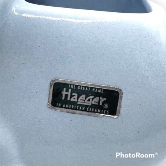 Vintage Haeger Blue Baseball Boy Pottery Planter 50s - Picture 5 of 9